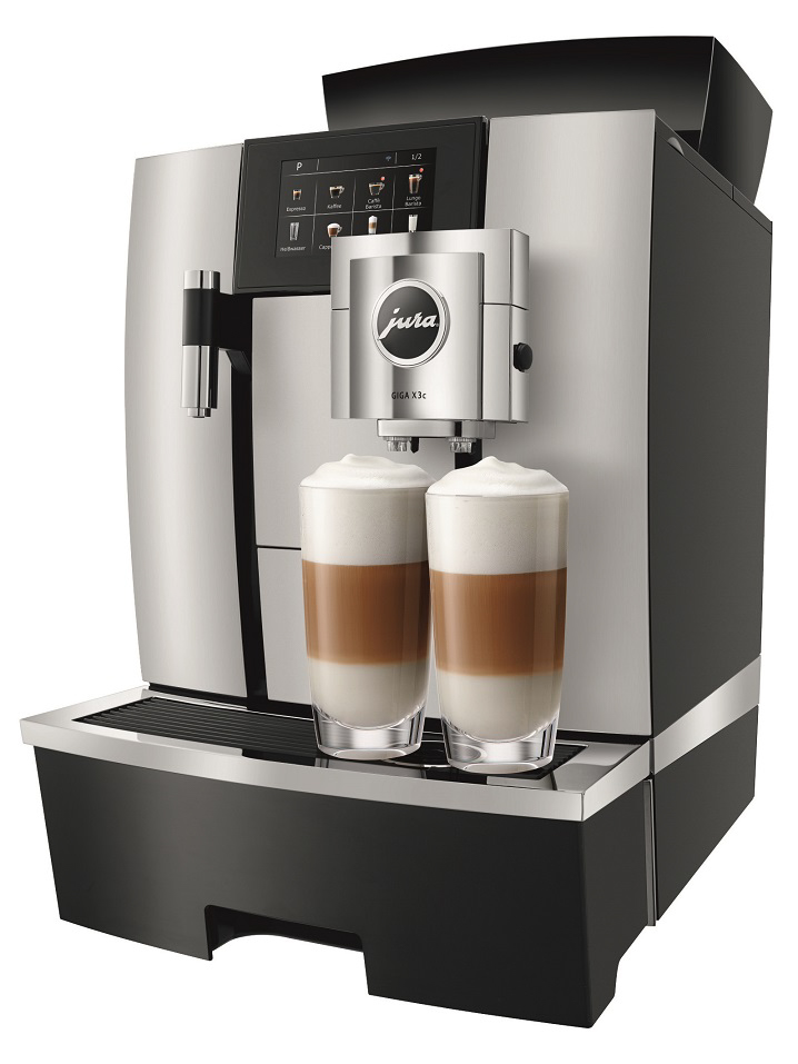 Kaffeevollautomat Jura GIGA X3c, mit 4,3 Zoll Touchscreen-Display und Speed Funktion für schnelle Zubereitung