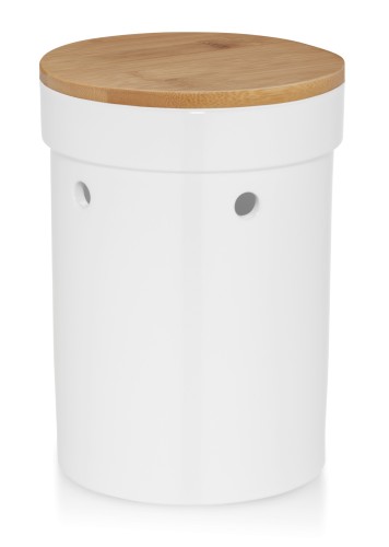 KELA Zwiebeltopf Salena Keramik weiß 20,5cm 15,0cmØ