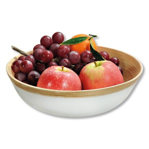 Kesper Bambusschale, d. 23 cm, weiß