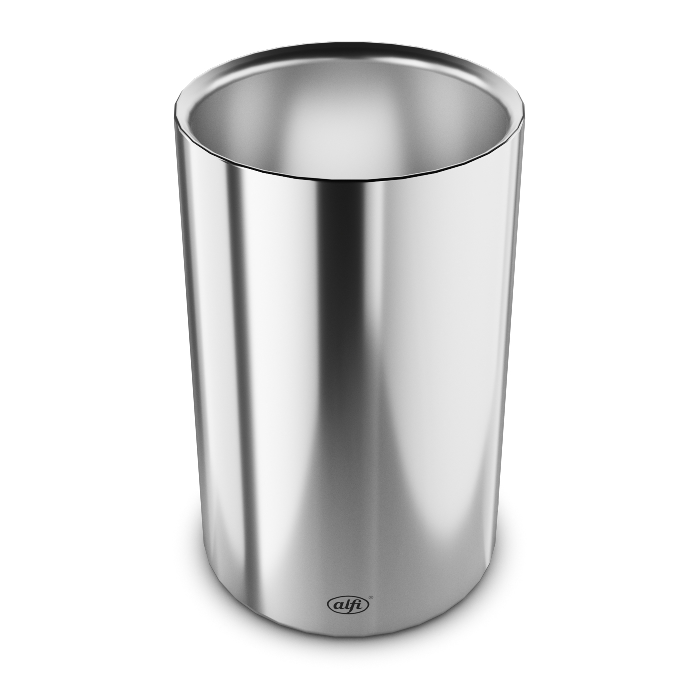 Flaschenkühler VINO aus doppelwandigem Edelstahl; hochglanz poliert; frei von BPA für gesunden Genuss