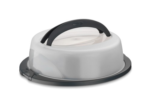 KELA Obstkuchenbehälter Deli PP-Kunststoff graphitgrau 10,0cm 32,0cmØ