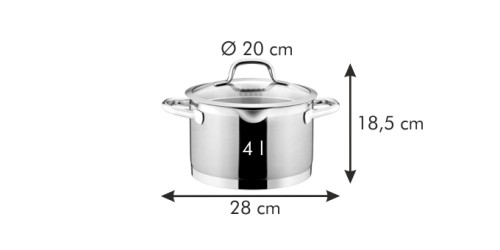 Topf PRESIDENT mit Abgießdeckel ø 20 cm, 4.0 l