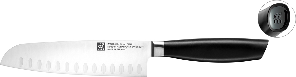 Santokumesser, 18 cm, no-color, Kunststoff, Serie: All * Star. Marke: ZWILLING