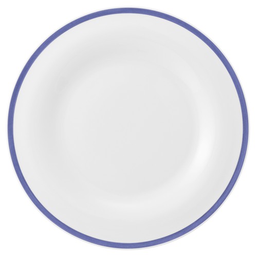 Seltmann Teller flach 30 cm, rund, Form: Community, Dekor: 57395 Pinselband 3, hohe Kantenschlagfestigkeit, Made in Germany
