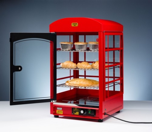 NEUMÄRKER Warmhaltevitrine Phone Box 430 x 430 x 700 mm