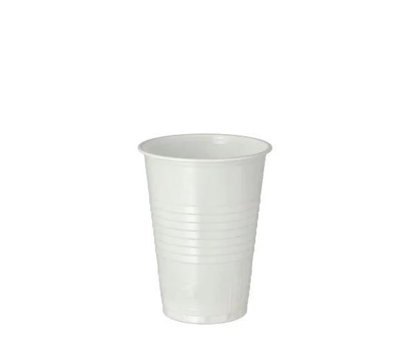 100 Trinkbecher, PS automatengängig 0,18 l Ø 7,03 cm · 9,1 cm weiss von Starpak