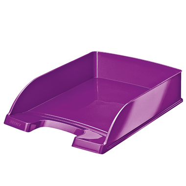 Leitz Briefablage WOW DIN A4 Polystyrol Farbe: violett metallic