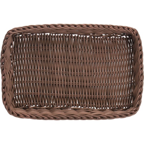 Westmark Tablett eckig, 30 x 20 x 5 cm, braun