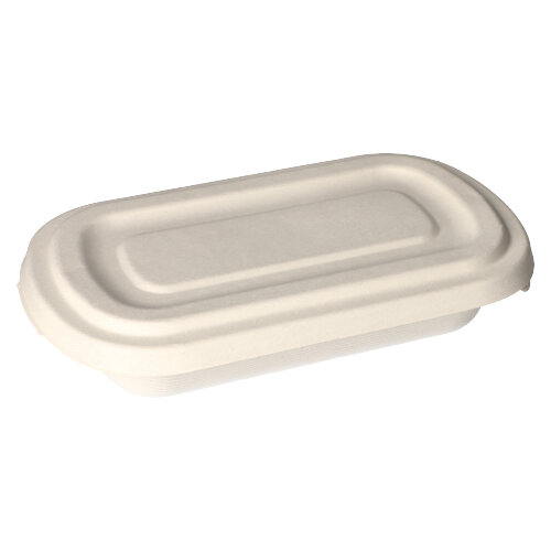 50 Schalen, Zuckerrohr "pure" 750 ml 4,4 cm x 13,4 cm x 22,9 cm weiss von PAPSTAR
