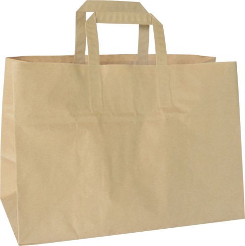 Duni Take-Away-Tasche 15 l Braun, 200 Stk/Krt (1 x 200 Stk)