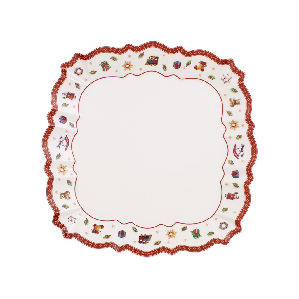 Villeroy und Boch Servierteller - Maße: 26,5 x 26,5 x 3,1 cm / Ser.: Toy's Delight