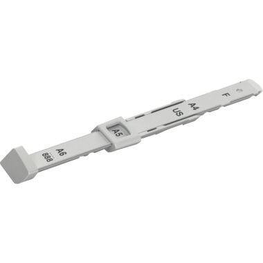 Leitz Anschlagschiene NeXXt Locher 5058, 5038, 5005, 5008, 5138 Kunststoff hellgrau