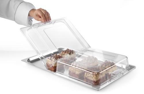 HENDI Rolltop Haube GN 1/1 - 530x325x(H)76 mm - GN 1/1 -