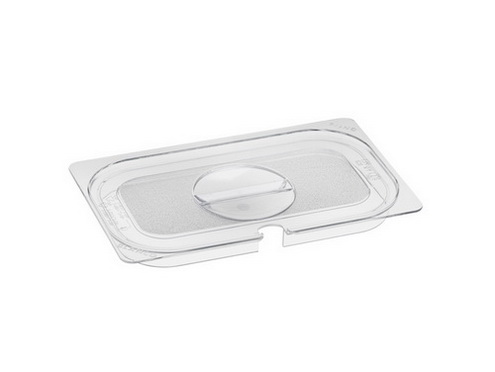 Blanco GN-DECKEL GD-KL 1/4 POLYCARBONAT transparent ,mit Griffmulde und Löffelaussparung