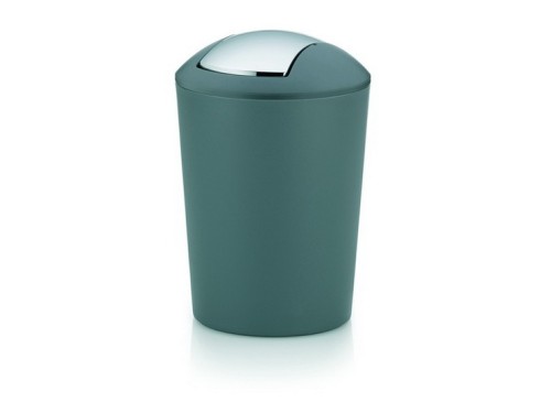 Kela Schwingdeckeleimer Marta Kunststoff grau 20cm 28,5cmØ 5l