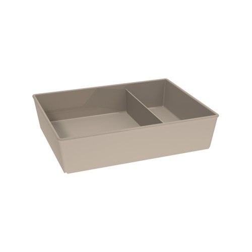 Ornamin Boxy Bernd mit Steg, 900ml leinen