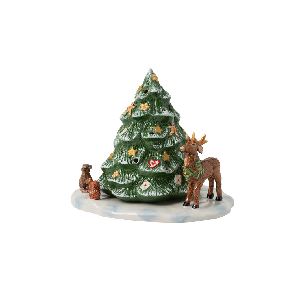 Villeroy und Boch Weihnachtsbaum mit Waldtieren - Maße: 23 x 16,5 x 17 cm / Ser.: Christmas Toys