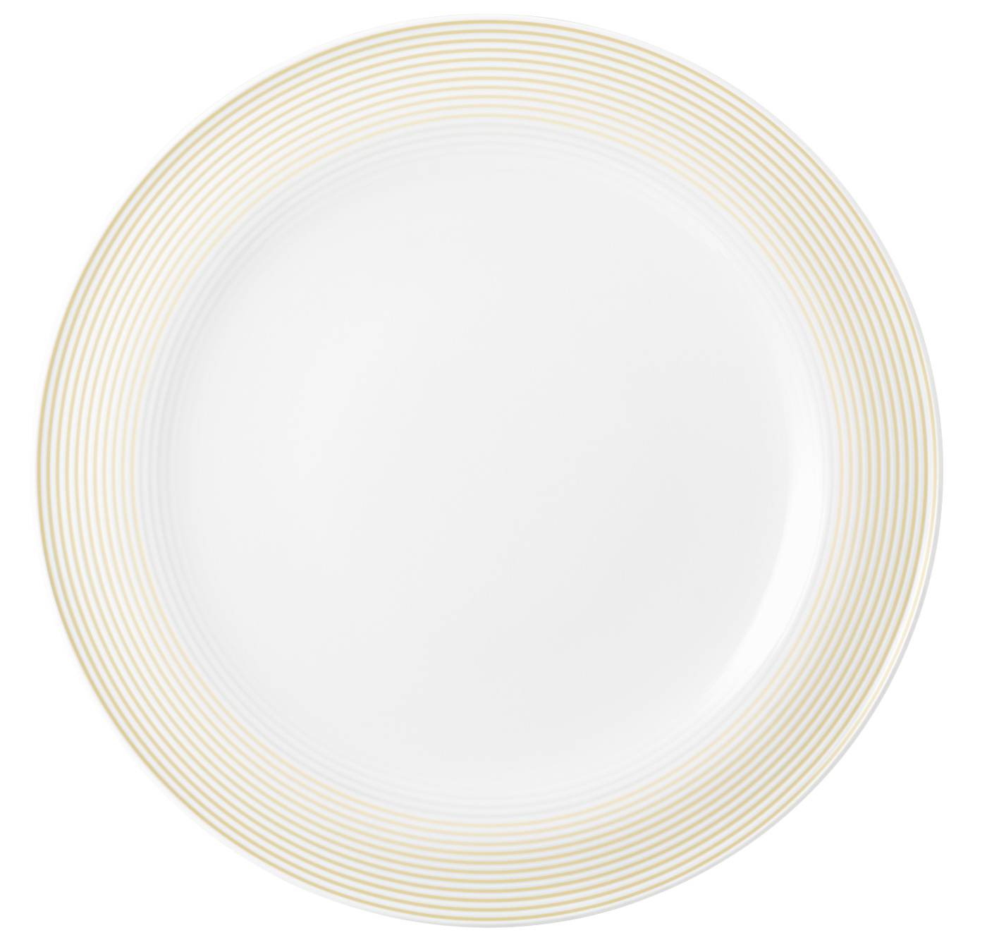 Seltmann Teller flach 33 cm, Form: Blues, Dekor: 57719 Sandbeige