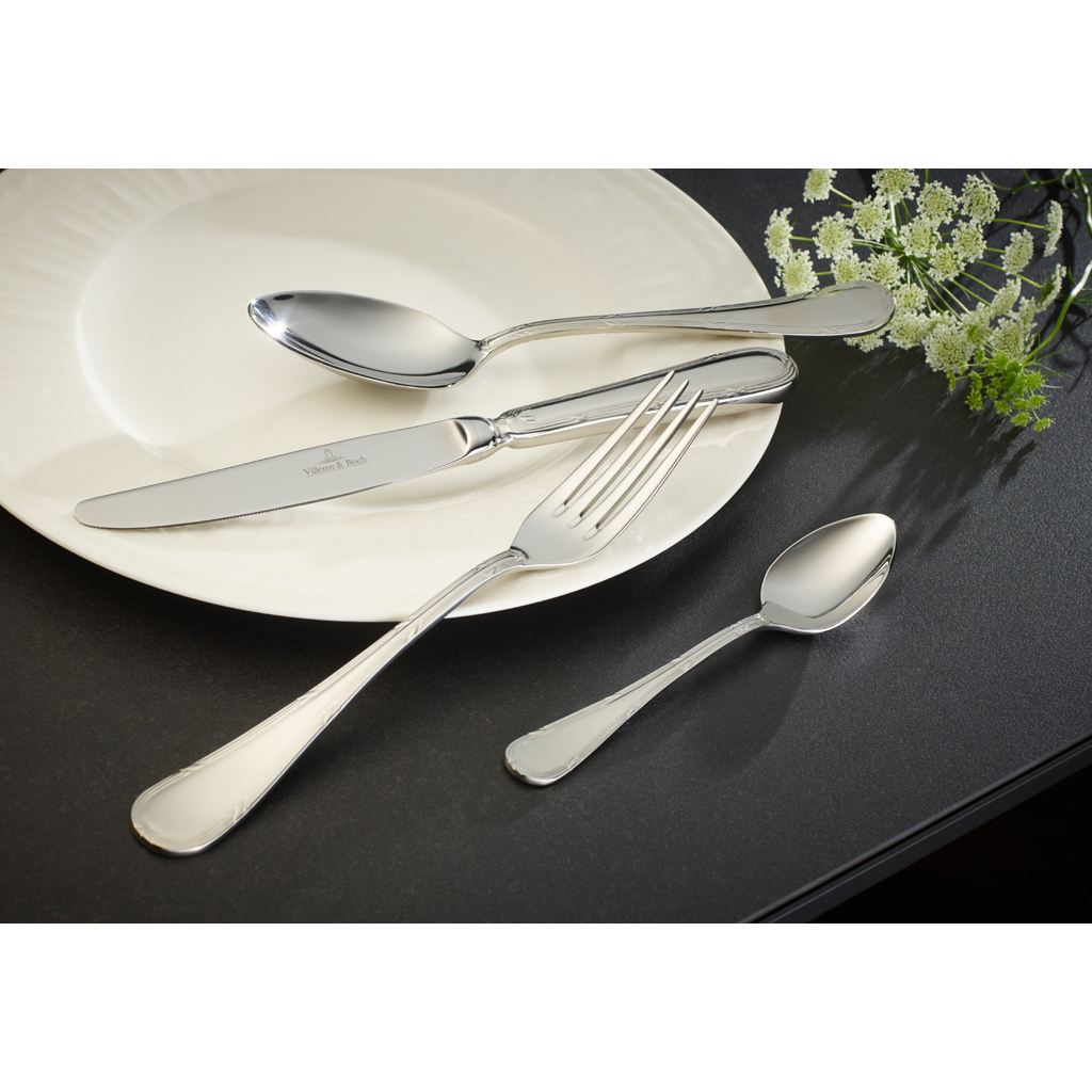 Villeroy und Boch Tafelbesteck 24tlg. - Maße: 42 x 27 x 5 cm / Ser.: Kreuzband-Septfontaines
