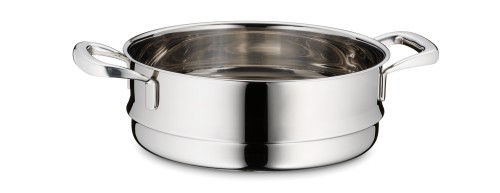 KELA Dünsteinsatz Flavoria Edelstahl 18/10 silber glänzend 7,5cm 20,0cmØ