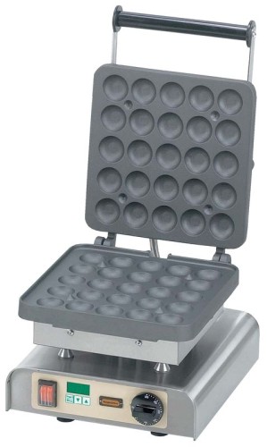 NEUMÄRKER Waffeleisen Waffelbällchen I mit Digitaltimer, Aluminiumplatten beschichtet 310x340x250 mm