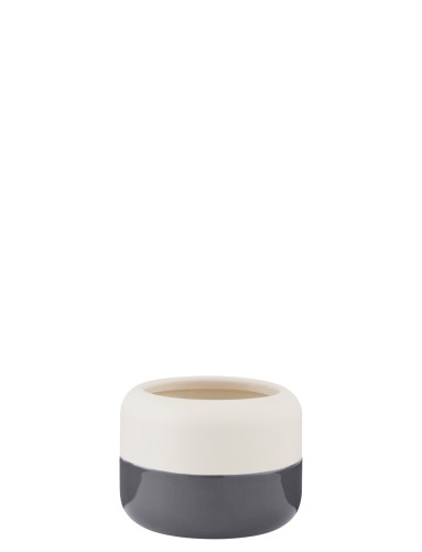 PLANT-IT Blumenübertopf grau, Maße: 83 x 95 x 70 mm