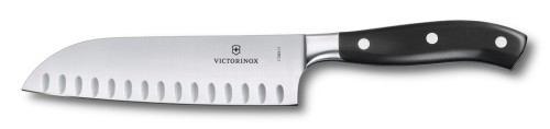 Victorinox Santokumesser, geschmiedet, mit Kullenschliff, in Geschenkschachtel, 17 cm