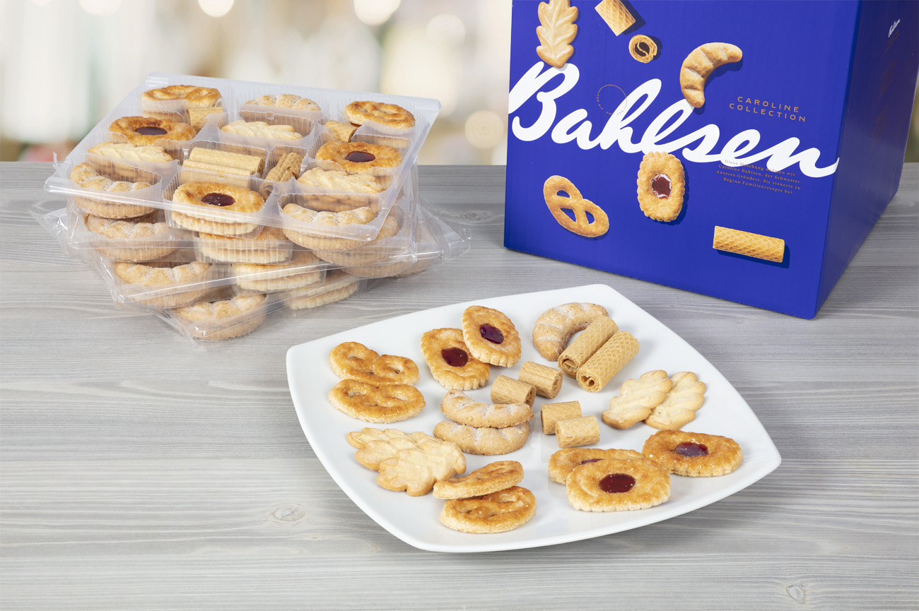 Bahlsen Caroline Collection, 6 Bahlsen-Variationen ohne Schokolade - Nachfolger "Summertime" Inhalt: 10 Serviereinheiten à 161 g.