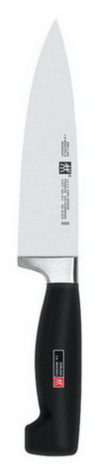 Kochmesser 16 cm Zwilling - 4 Sterne Griff: Polypropylen, schwarz