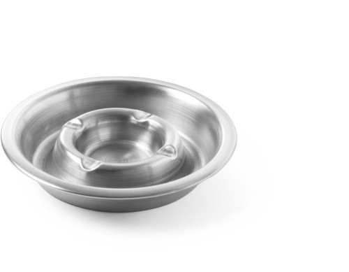 HENDI Aschenbecher mit Rinne - Ø140x(H)30 mm