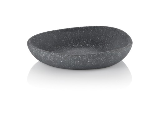 Seifenschale Roda Zement grau 12,0x11,0x2,5 cm von Kela