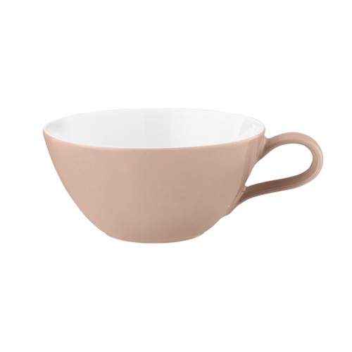 Seltmann Teeobertasse 0,28 l, rund, Form: Coup Fine Dining, Dekor: 57270 altrosa, hohe Kantenschlagfestigkeit, Made in Germany