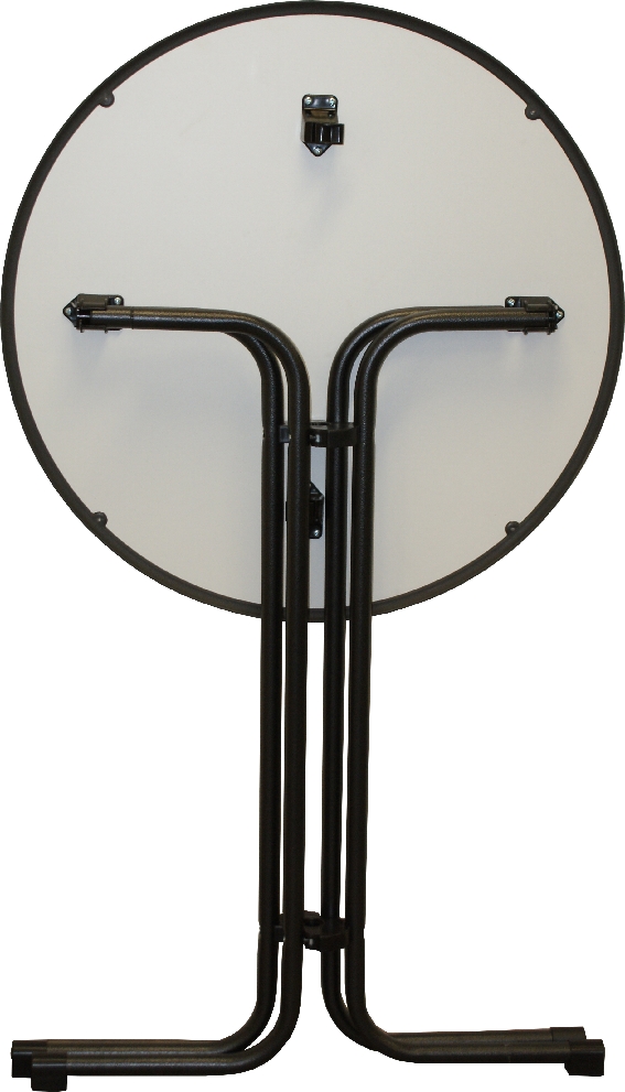 Stehtisch MERKUR anthrazit / schwarz Durchmesser: 80cm, Höhe: 109cm