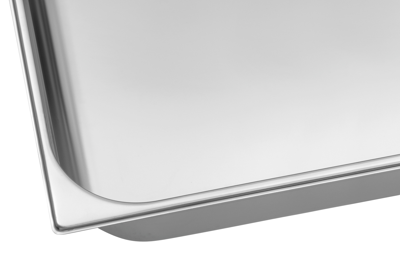 Bartscher GN-Behälter, 2/1, T100 | Ausführung:Ohne Perforation | Maße: 65 x 53 x 10,0 cm.Gewicht: 3,1 kg