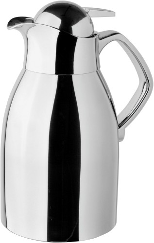 Helios Edelstahl-Isolierkanne Rondo Push 1,5 l