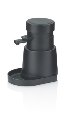 Desinfektionsspender Aurie 300 ABS-Kunststoff dunkelgrau 14,0 cm 8,5 cm Ø 300,0 ml von Kela