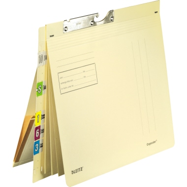 Leitz Pendelhefter Orgacolor® DIN A4 260g/m² kaufmännische Heftung mit Organisationsaufdruck Kraftkarton, recycelt
