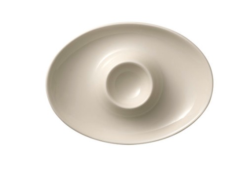 Villeroy & Boch Eierbecher mit Ablage, 12,5 cm Durchmesser, Serie Stella Hotel