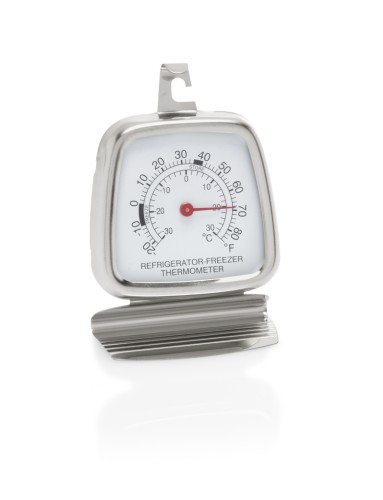 Kühlraumthermometer. Edelstahl. Temperaturmessbereich -30 °C ~ 30 °C, -22 °F ~ 86 °F.