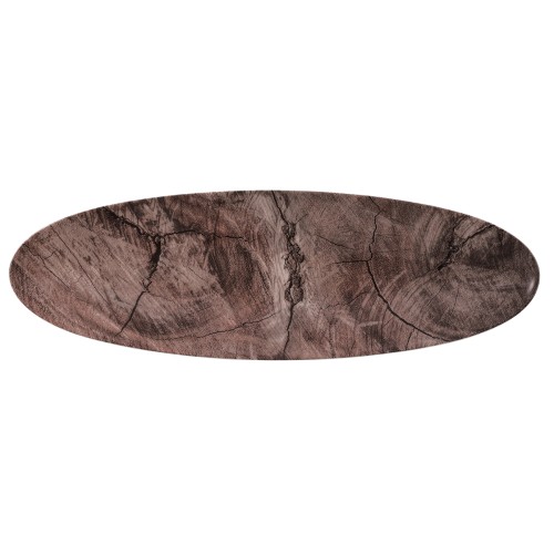 Seltmann Coupplatte 44x14 cm M5379, oval, Form: Coup Fine Dining, Dekor: 57654 Oak, hohe Kantenschlagfestigkeit, Made in Germany