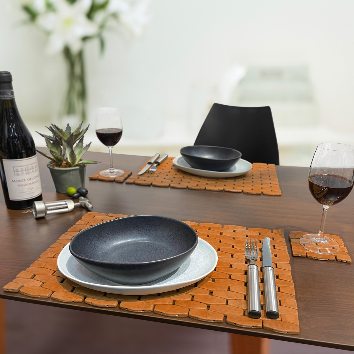 Bambus Tischset »Trapez«, 45 x 29 cm