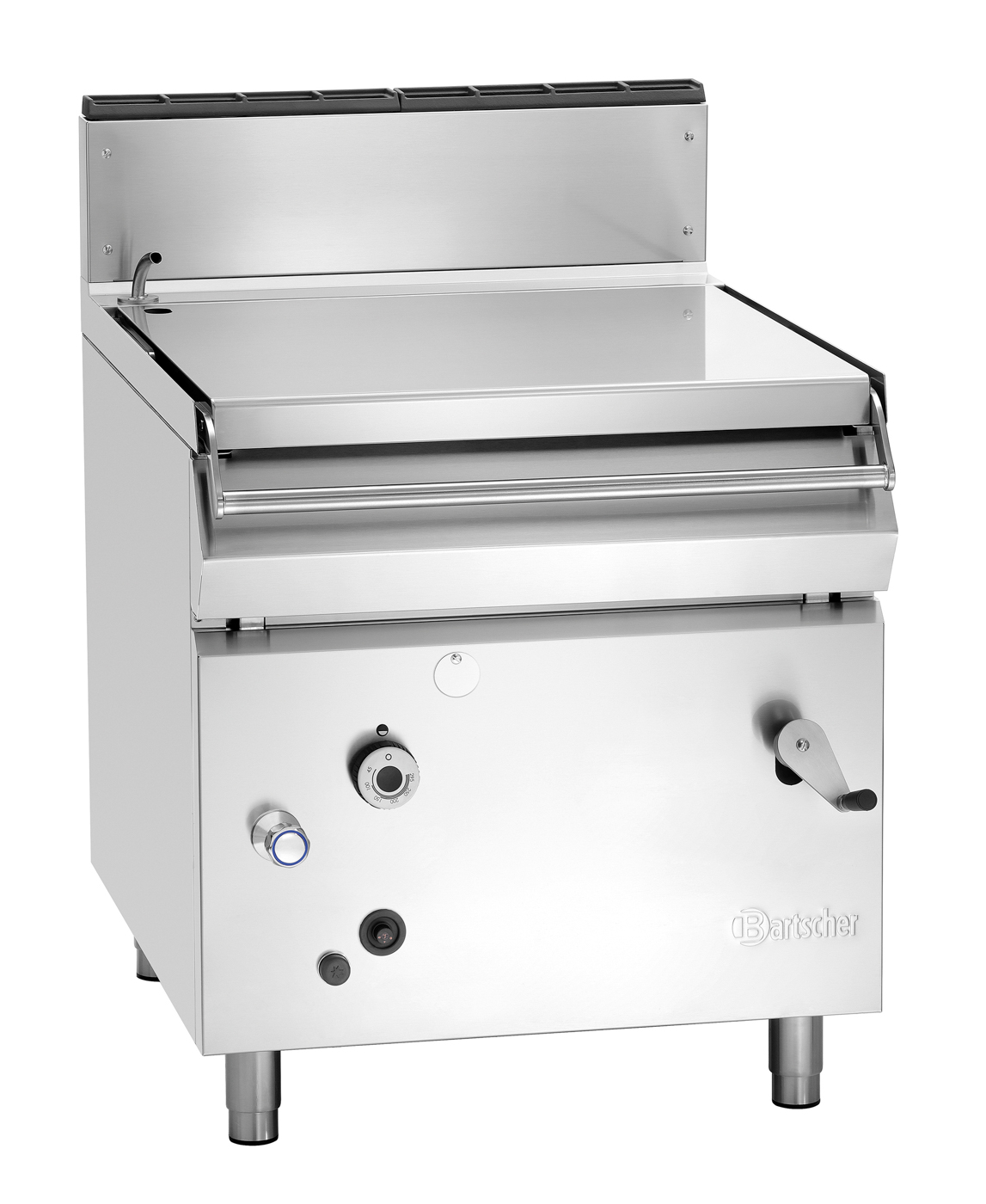 Bartscher Kippbratpfanne 900 G87LHK | Höhenverstellbar bis: 950 mm | Maße: 80 x 90 x 900 cm. Gewicht: 157,5 kg