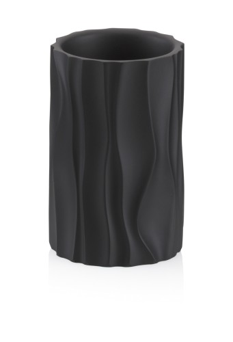 Becher Merida Polyresin schwarz 10,5 cm 7,0 cm von Kela
