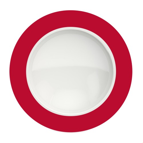 Ornamin Teller tief 1205, Ø24cm Rand rot