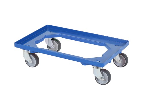 SARO Transportroller 600X400 blau Modell TRB blau Made in Europe - Material: schlagfester, lebensmittelechter ABS Kunstoff - Ideal für das
