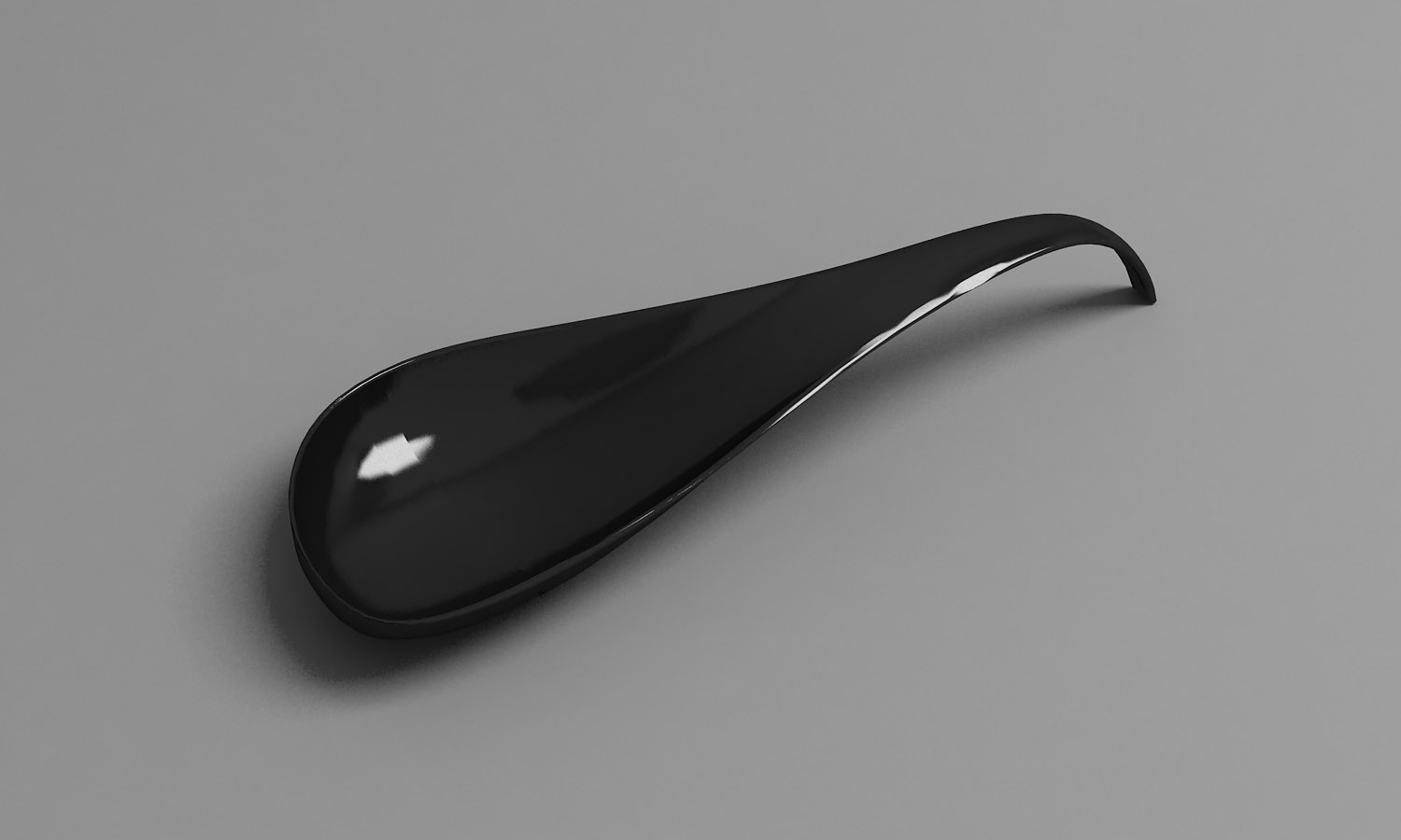 ARAVEN Probierlöffel aus dem Nature Catering-Sortiment, schwarz und aus Polystyrol