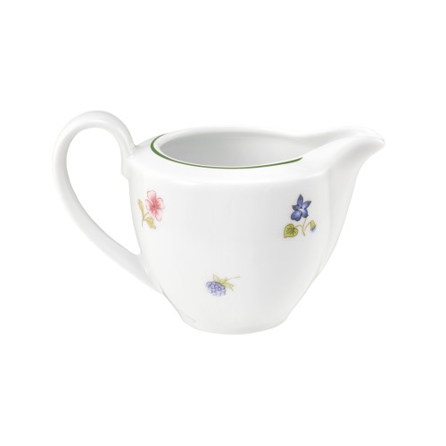 Seltmann Gießer 1 0,15 l, rund, Form: Community, Dekor: 57389 Streublume grüne Linie, hohe Kantenschlagfestigkeit, Made in Germany