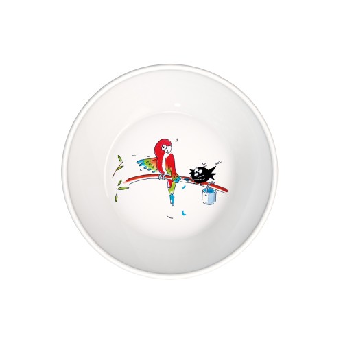 Ornamin Teller tief 419, Ø18,5cm Papagei