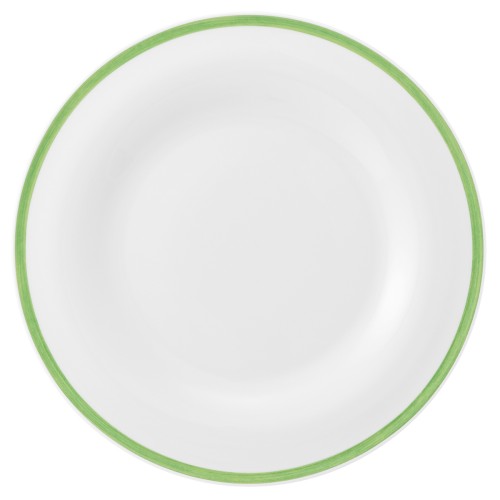 Seltmann Teller flach 30 cm, rund, Form: Community, Dekor: 57394 Pinselband 7, hohe Kantenschlagfestigkeit, Made in Germany