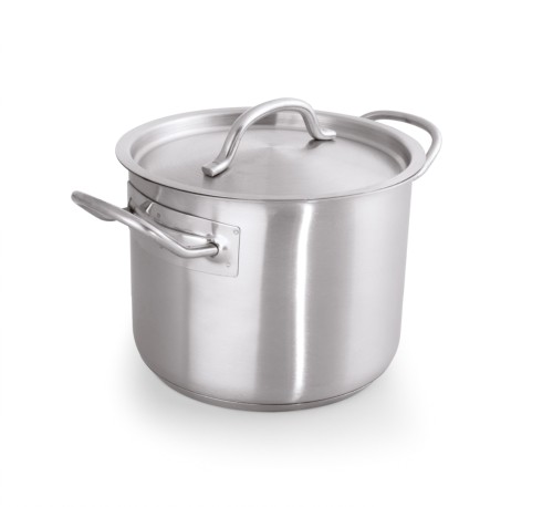 Fleischtopf mit Deckel GROSSKÜCHENGESCHIRR SERIE 5300. Chromnickelstahl, › geeignet für